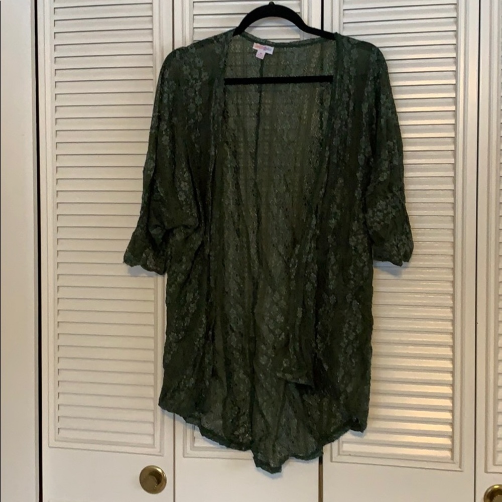 LuLaRoe lace cardigan